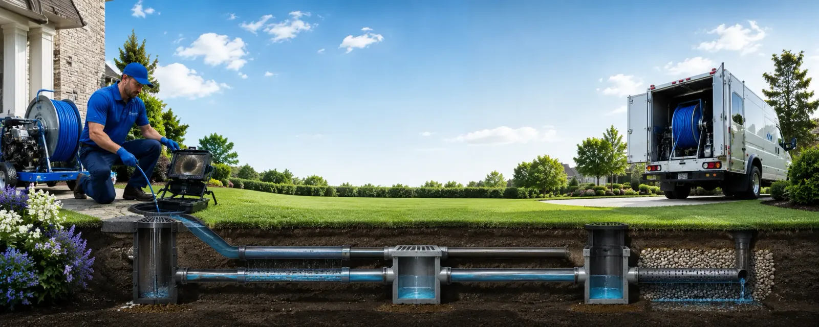 Outdoor drain cleaning information for Taunton, MA